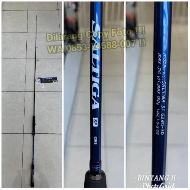 Joran Daiwa Saltiga SF 62 MS PE 1 - 2