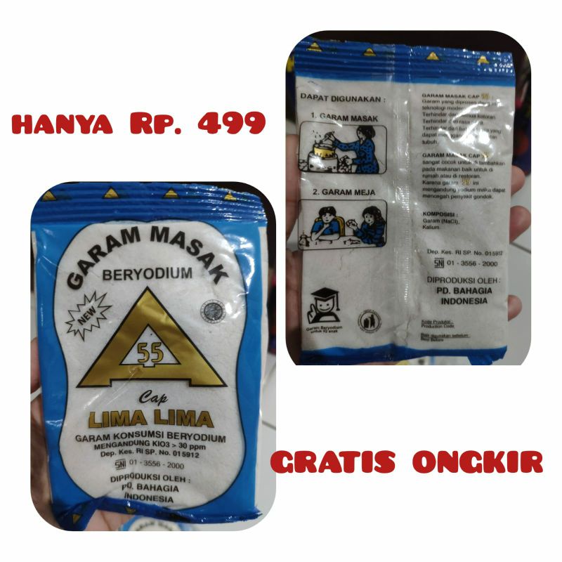 

[PROMO TERMURAH] GARAM BERYODIUM UNTUK IQ ANAK isi 40 pcs (1 ball)