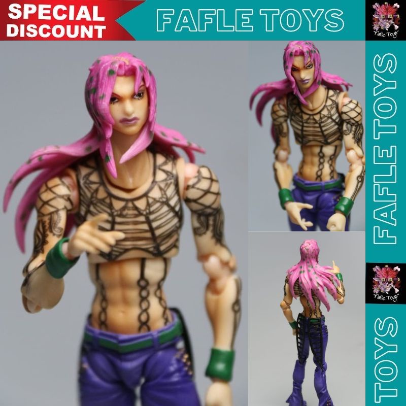 Medicos JoJo Bizarre Adventure SHF Action Figure Diavolo Hirohiko Arak / SHF Diavolo Hirohiko Arak M