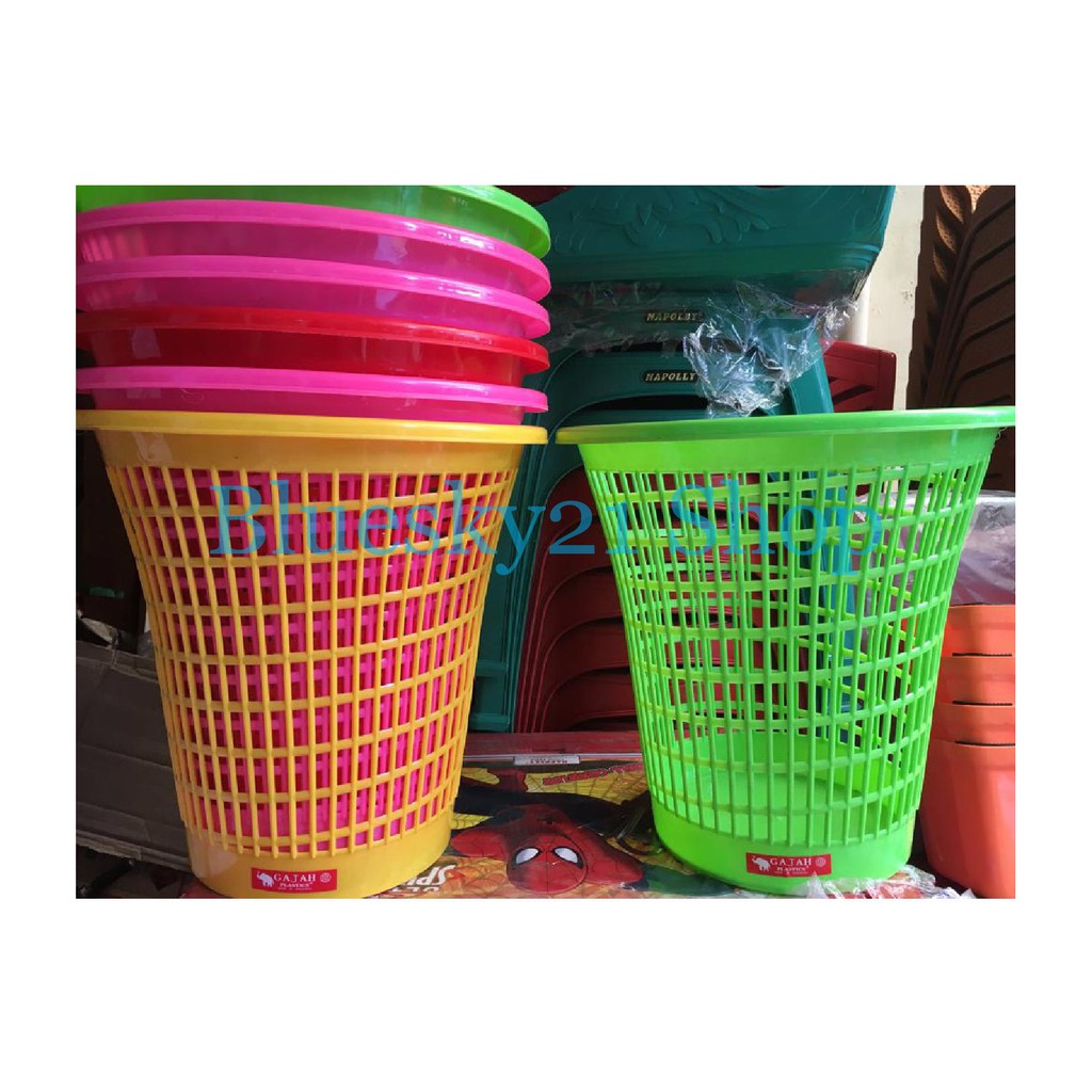 Tempat Sampah Plastik/ Tong Sampah Merk Gajah Plastik BESAR