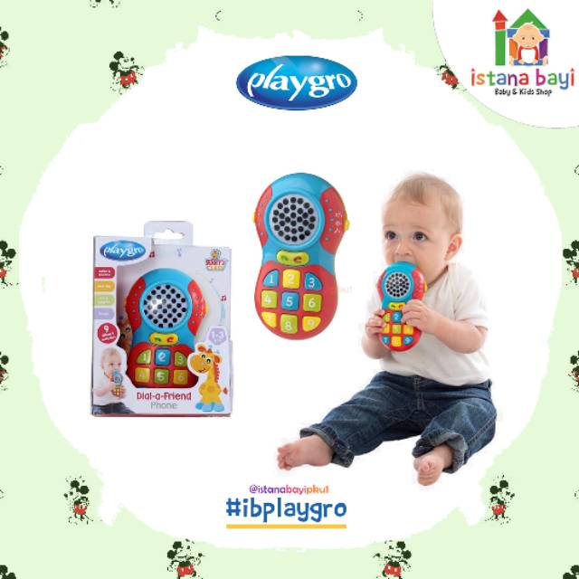 Playgro Dial-A-Friend Phone - Mainan Bayi