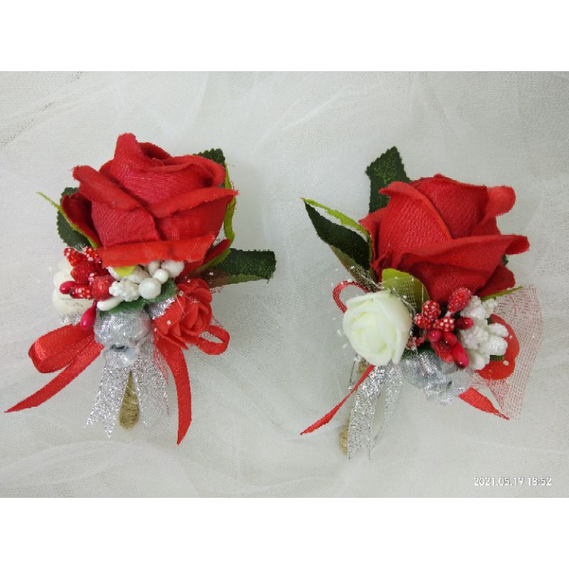 KORSASE BUNGA JAS MERAH BUNGA MAWAR MERAH