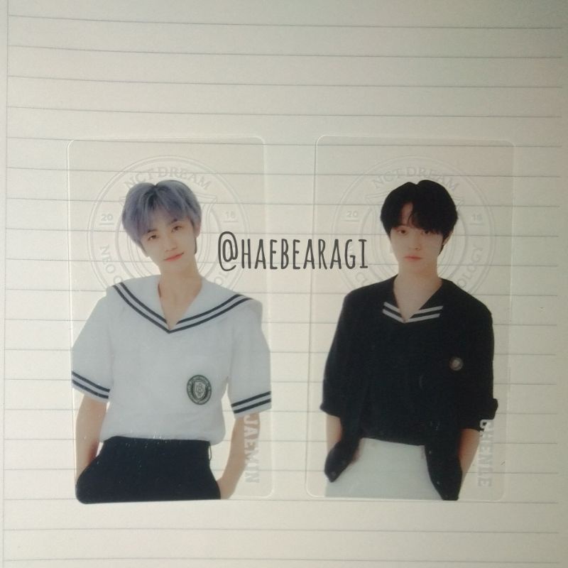 [BOOKED] Clear Bookmark JAEMIN + CHENLE