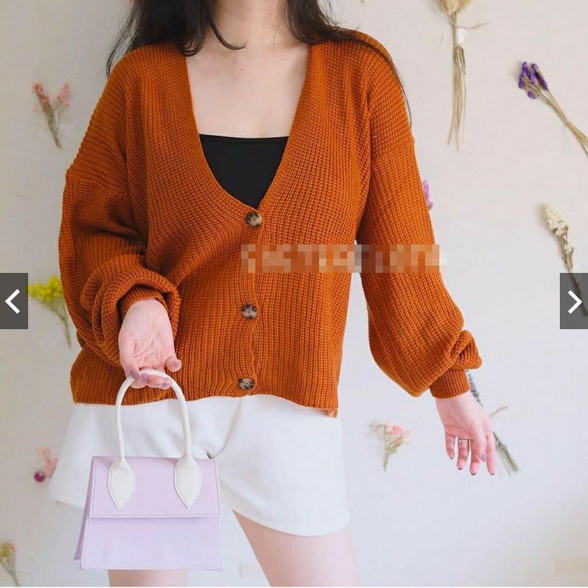 BEFAST - ZEC Cardigan JELLSA / Fista Cardy Rajut / Cardigan Wanita Kekiniaan / Cardigan Rajut Polos / Outer Banyak Warna / OOTD Wanita Hits