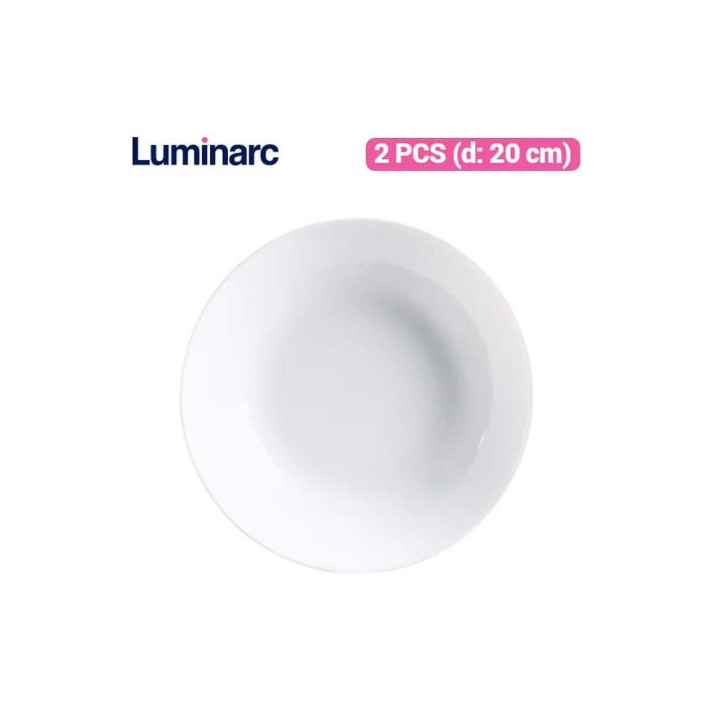 Luminarc Piring Makan Diwali Soup Plt - 2 Pcs