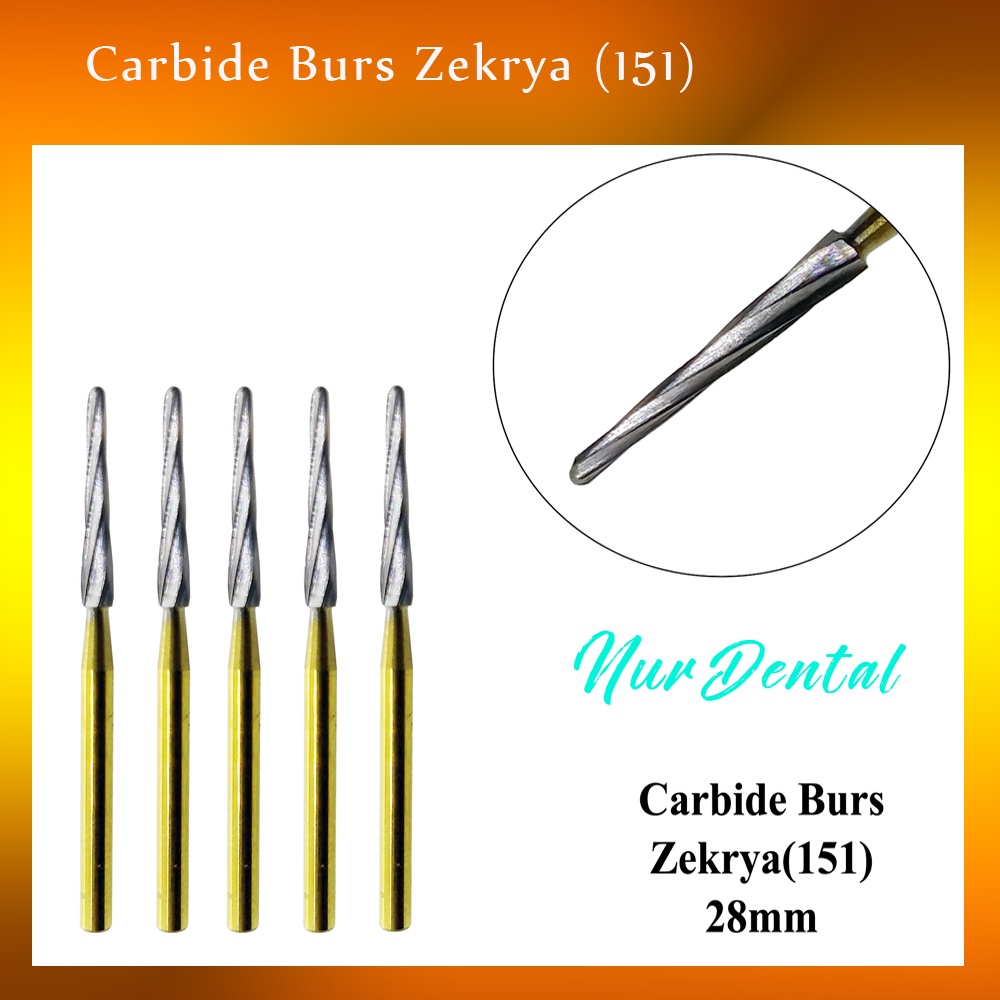 DENTAL BUR TULANG CARBIDE ZEKRIYA 151 28mm