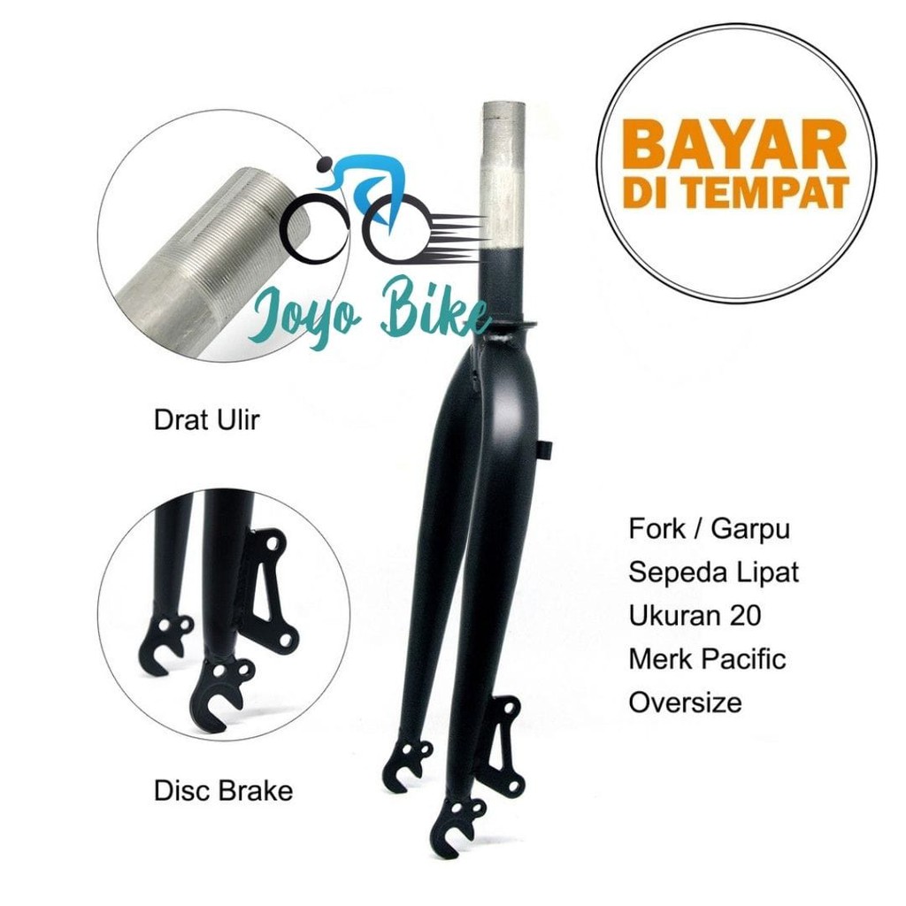 Garpu Sepeda lipat 20 Oversize Cakram Fork Oversize Sepeda Lipat 20 Cakram U break