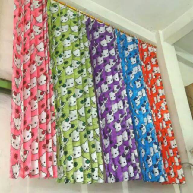 Gorden plisket hello kitty Gordyn Hello kitty L 95cmx Gorden plisket hello kitty Gordyn Hello kitty L 95cmx