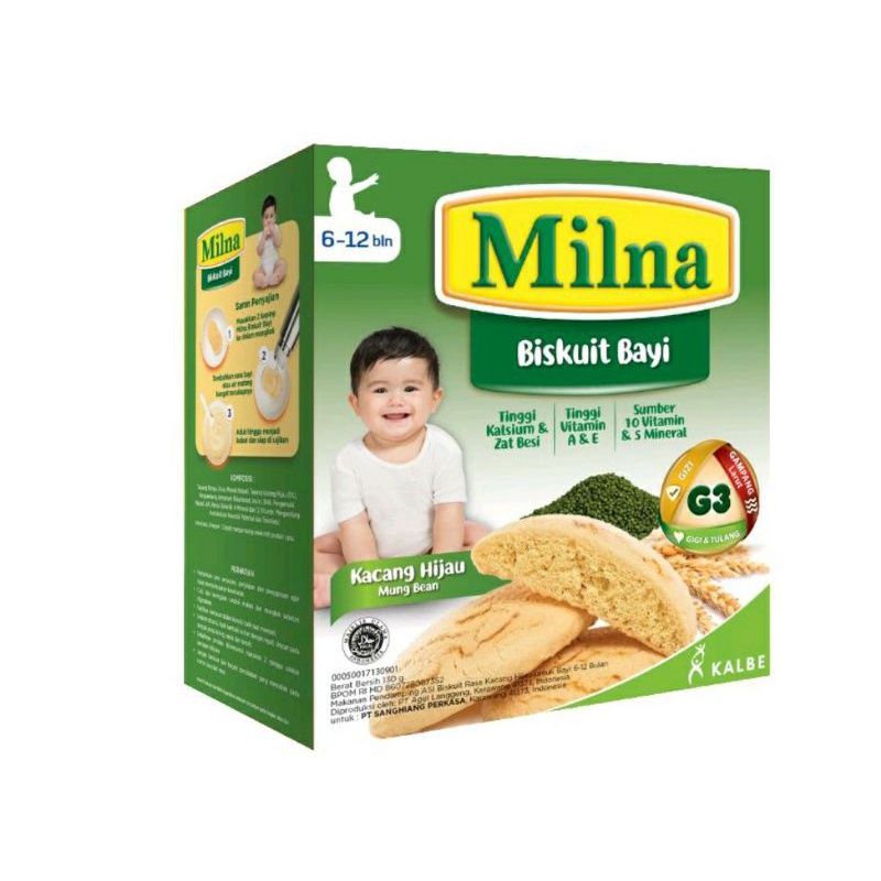 MILNA BISKUIT BAYI 6-12 BULAN Ada 7 Varian Rasa