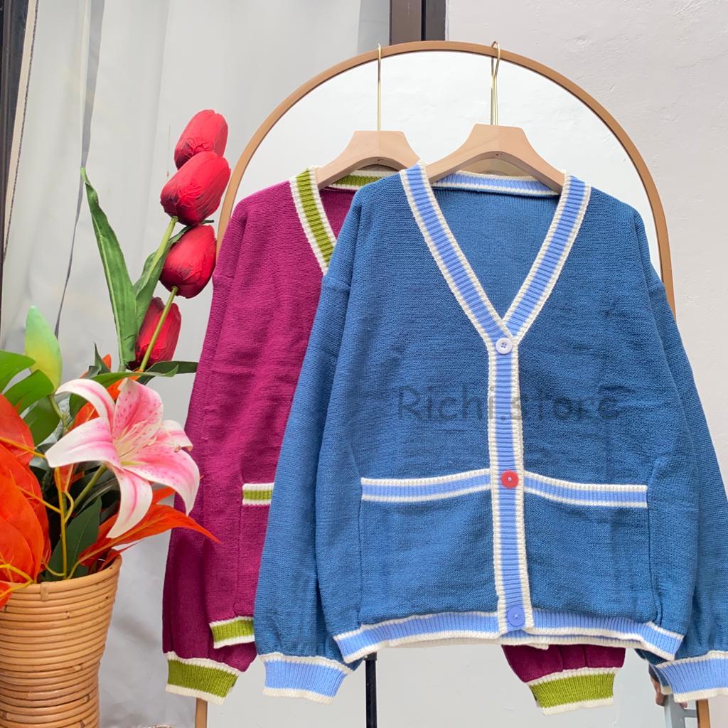 CARDIGAN CLARISSA KANCING TERBARU