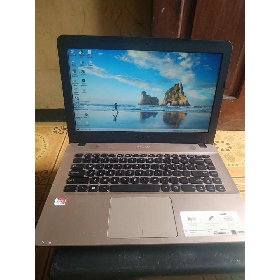Laptop Second Murah dan Berkualitas Asus X441B warna Hitam 14Inch