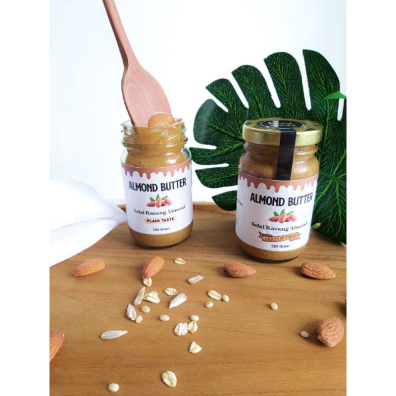 

Selai Kacang Almond Plain 120 g/ Almond Butter Plain 120 g