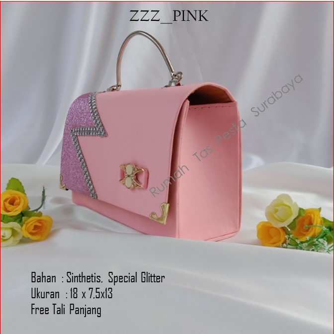 Tas Gliter,Tas Cantik,Tas Elegant,ZZZ__PINK