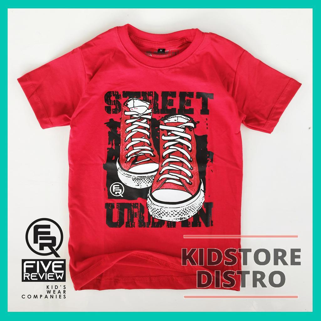 Kaos Distro Anak Motif Terbaru Bahan Katun Adem Baju Anak Gaya Kekinian