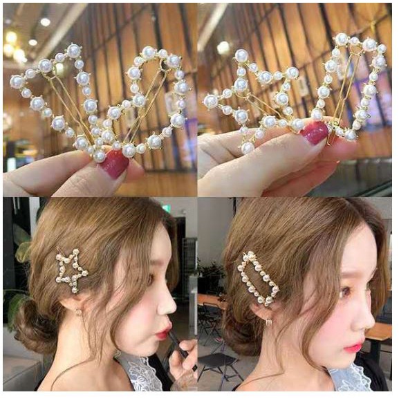 RANDOM MOTIF Hairpin Hairclip Jepit Rambut Korea Mutiara Import Premium Quality