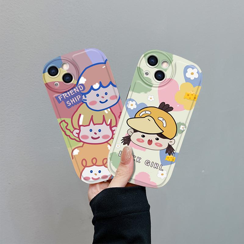 Soft Case Silikon Motif Happy Girl Cover Iphone 12x13pro Max