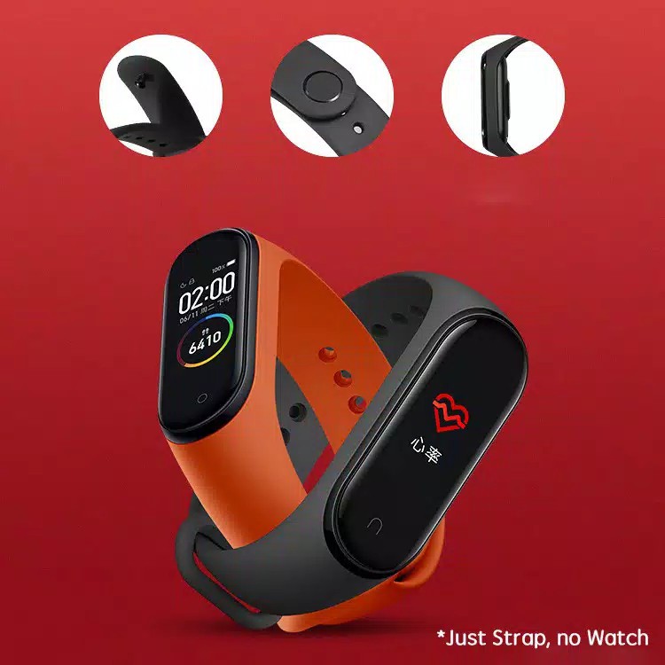 SILVERTECH STRAP MI BAND 3 / 4 / 5 / 6 / 7  KUALITAS ORIGINAL / STRAP PENGANTI MIBAND 3 / 4 / 5 /  6 / 7