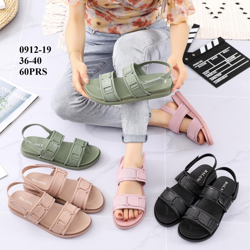 Sandal Tali Wanita 0912 19 Sendal Import Wanita Anti Slip SDLFW