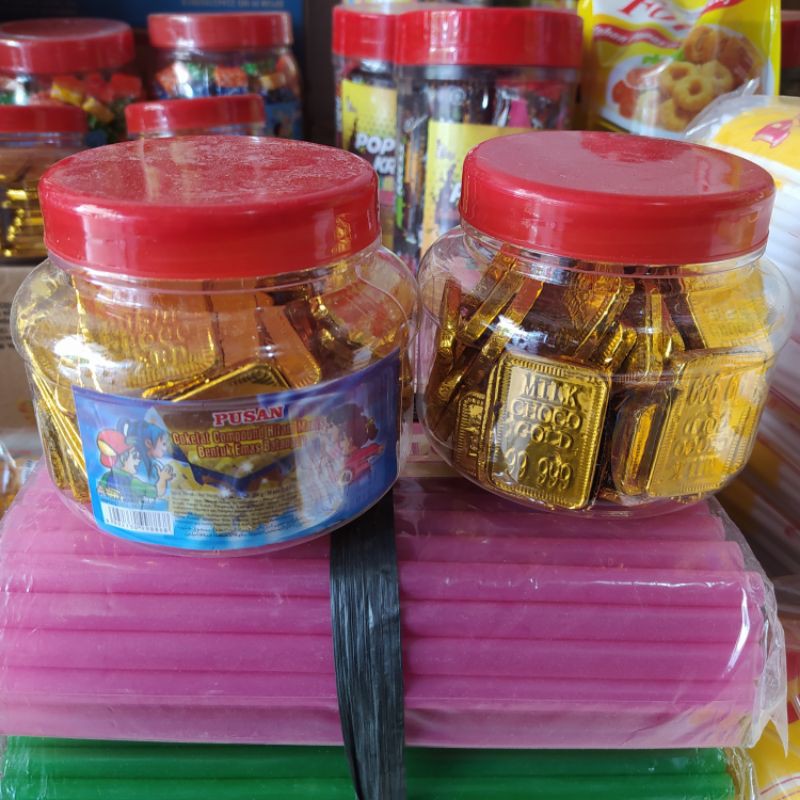 

Coklat choco gold..coklat batang kotak toples