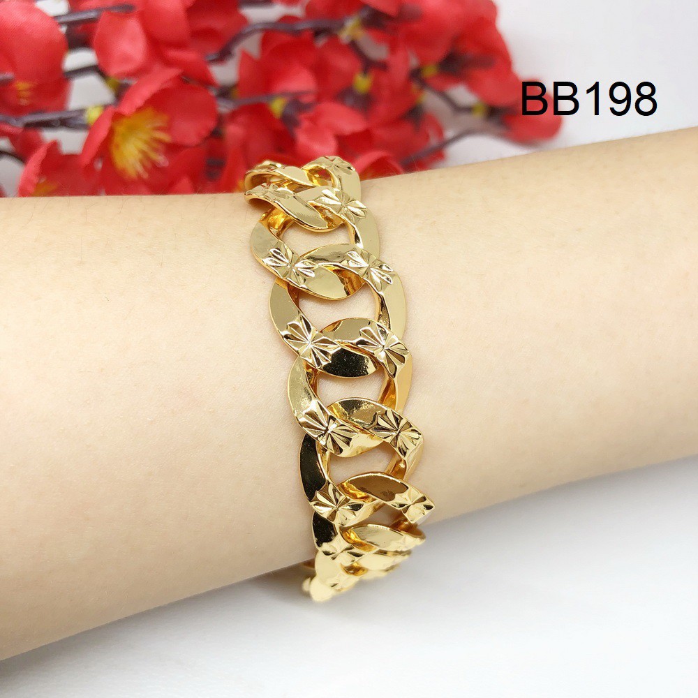 Paling Laris Gelang Rantai Besar Xuping Sisik Mewah Lapis Emas Asli Pria Wanita Bb248 Bb087 Bb198 Shopee Indonesia