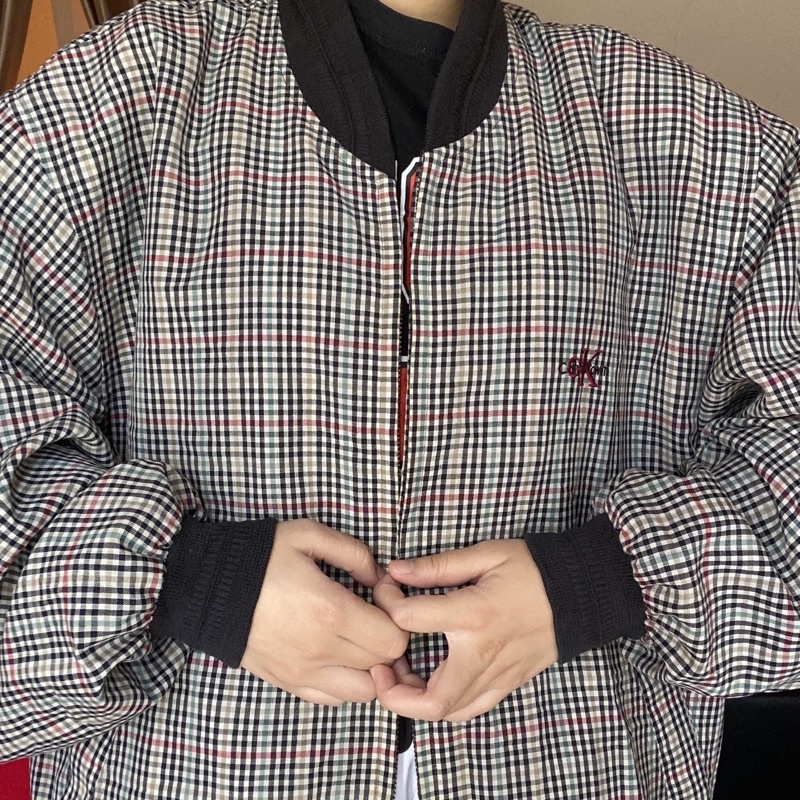 Jaket tartan second jaket tartan bekas Jaket Calvin town