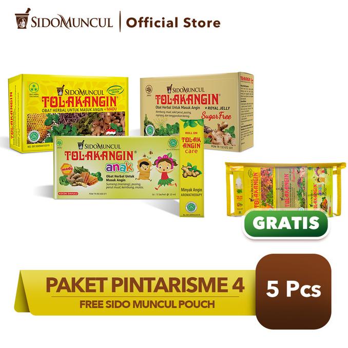 

BISA COD Paket Pintarisme 4 FREE Pouch Tolak Angin Cair Bebas Gula Care Anak /OBAT HERBAL ASAM URAT/OBAT HERBAL PELANGSING/OBAT HERBAL KOLESTEROL/OBAT HERBAL DIABETES
