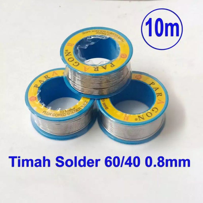 Timah Solder Paragon 10m / Tinol Paragon 10m
