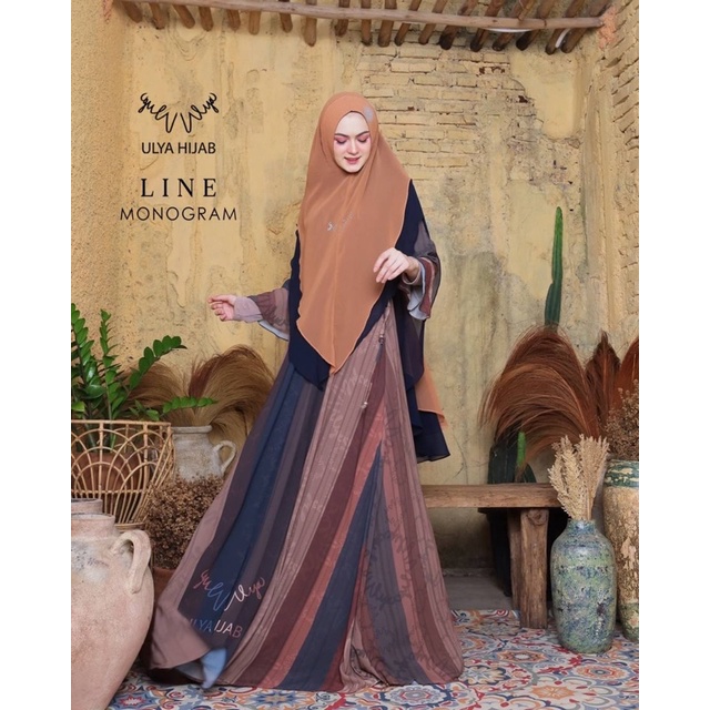 Set Line Monogram By Ulya hijab