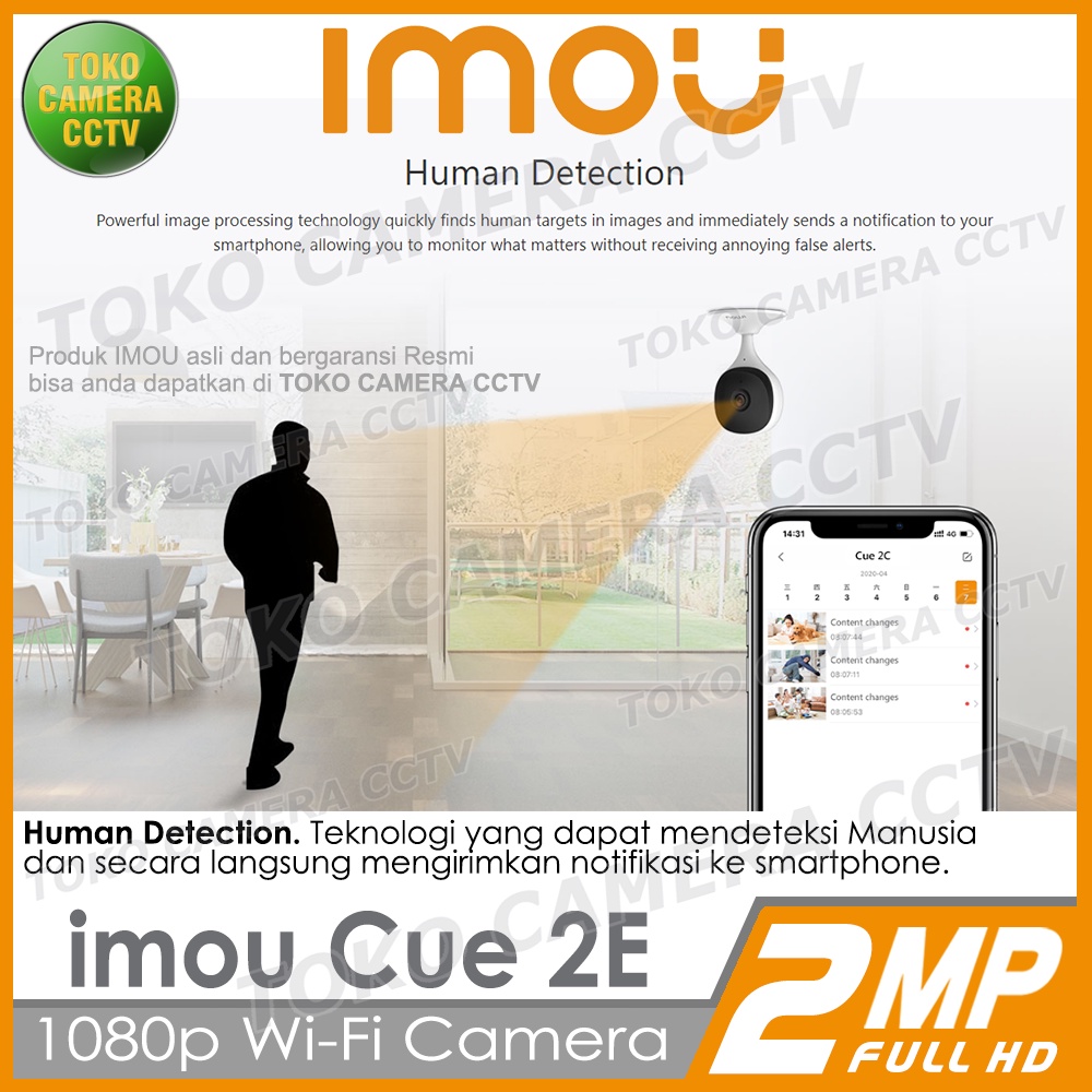 IMOU CUE 2e 1080p CCTV WIFI KAMERA IP CAMERA WIRELESS IMOU CUE 2