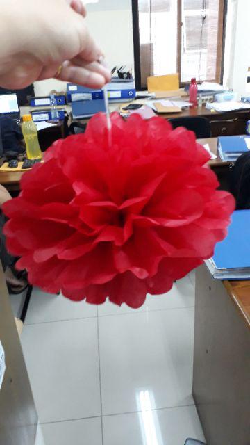 Tisu Pompom / Tisue Pompom Kertas 25cm
