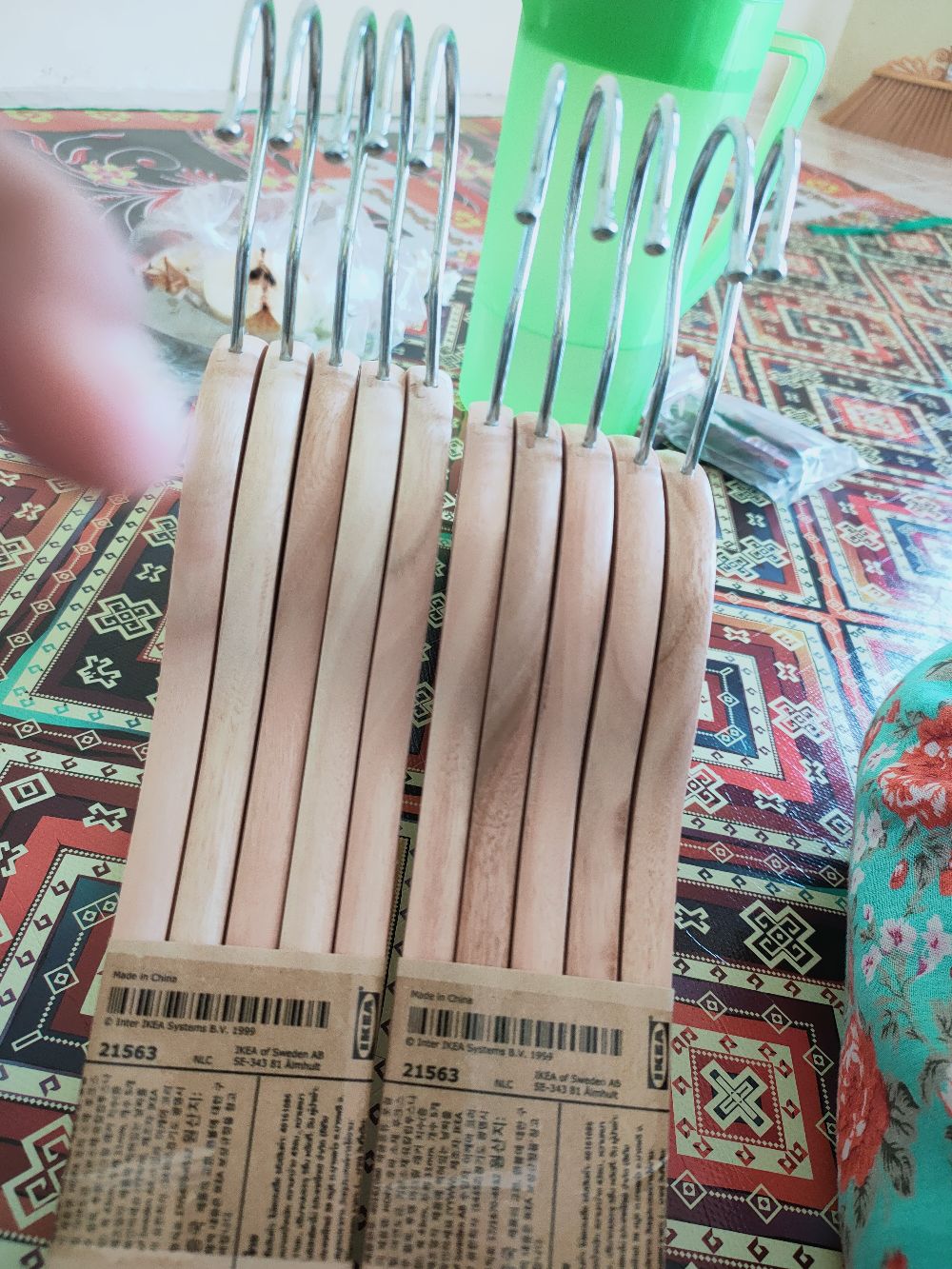 Gantungan Hopa Clothes Hanger  Isi 5 Pcs Gantungan Baju Kayu (hhl-128) Terlaris