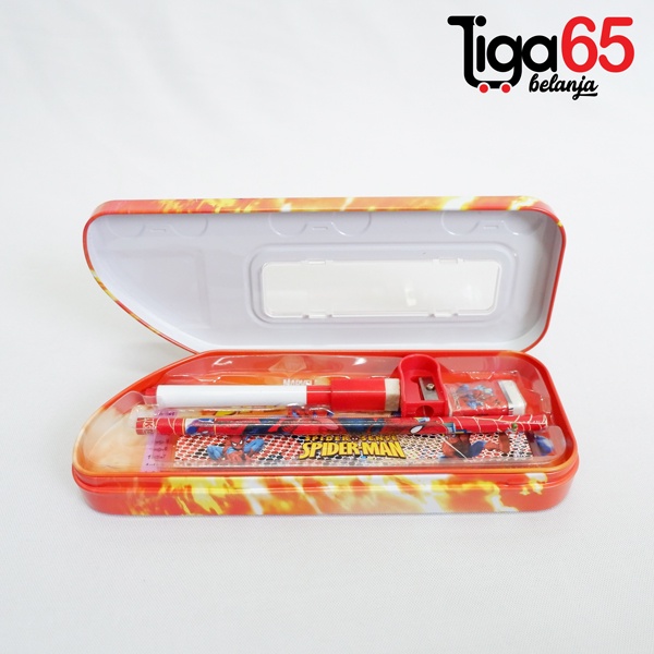 365 PENCIL CASE #40789 Tempat Pensil / Pouch Penyimpanan Besar / Pencil Case Magnet