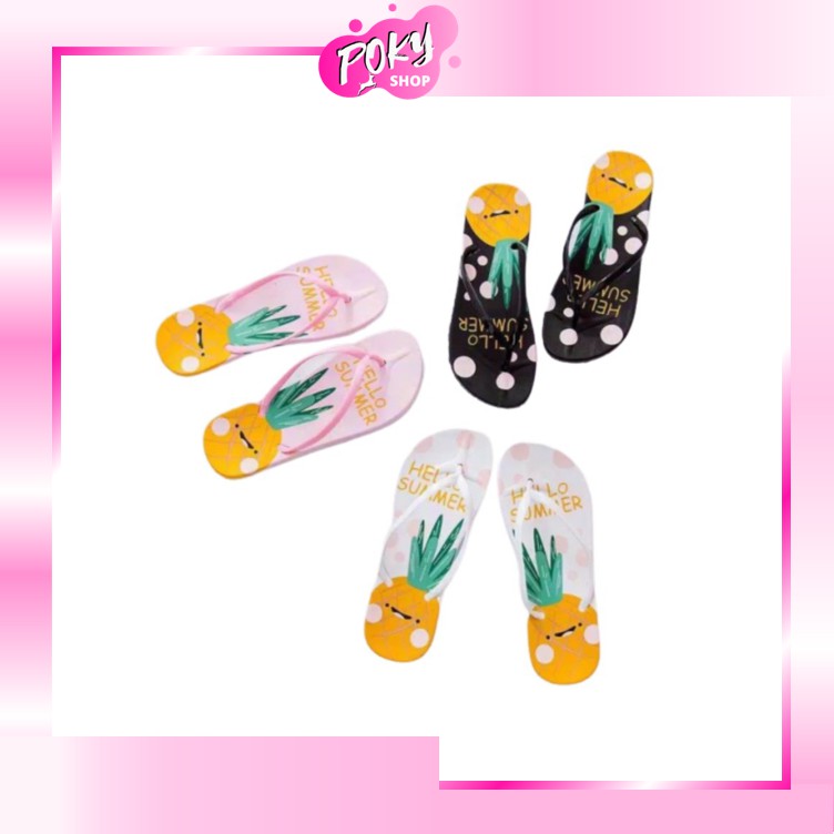 [LOKAL] POKY - HARGA SPECIAL SANDAL JEPIT PINEAPPLE