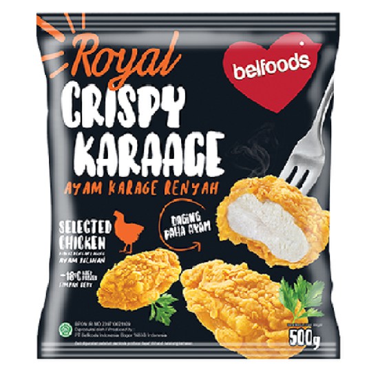 Jual BELFOODS ROYAL CRISPY KARAGE 500gr CHICKEN KARAAGE MAKANAN BEKU ...