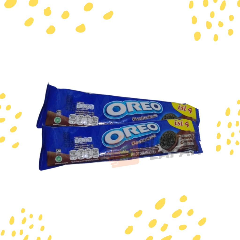 Oreo Coklat Choco Original 38gr Pack isi 4