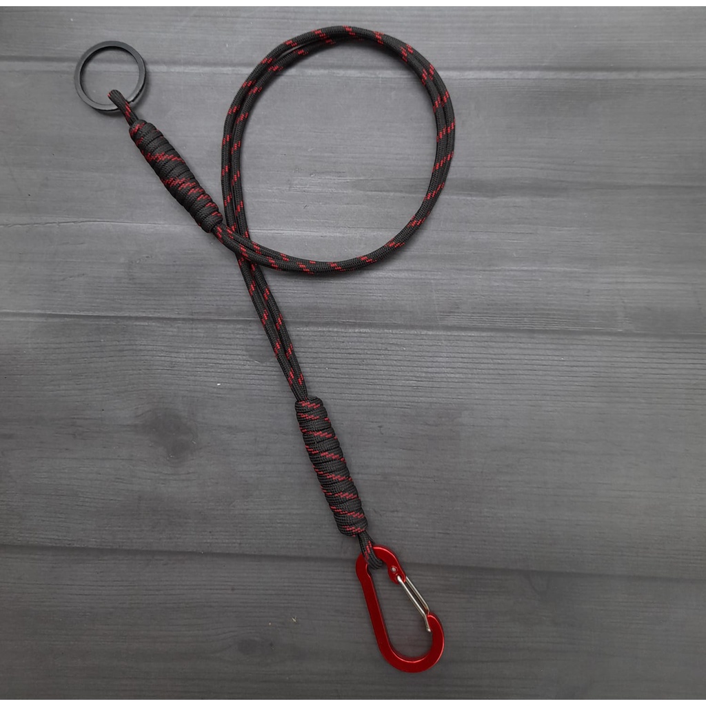 Tali Dompet Pria Keren Rangkap 2 Tali Prusik