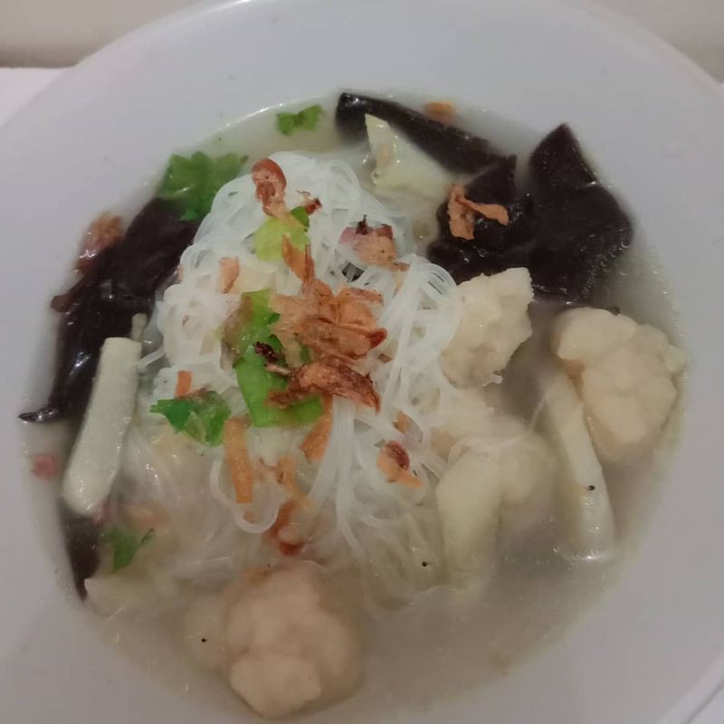 

Tekwan ikan Palembang Non Msg paket 50 rb lengkap bumbu n sayuran