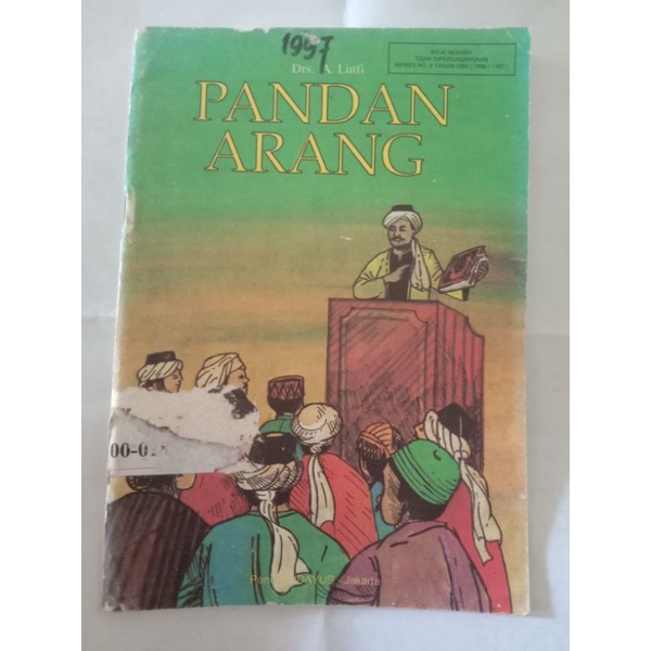 pandan arang - buku jadul - buku bekas perpustakaan