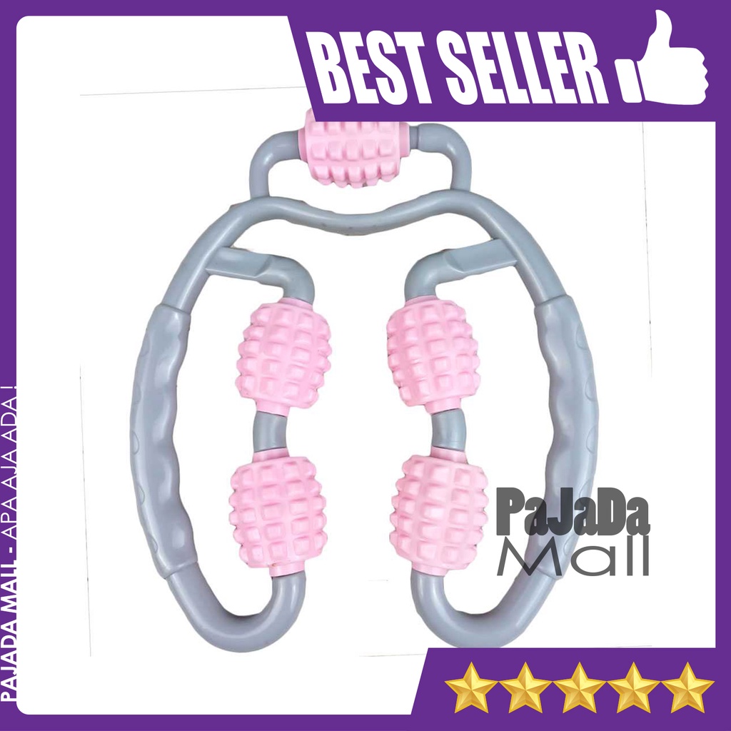 Roller Massager Alat Pijat Pelangsing Betis Paha Lengan Alat Pengecil Betis Paha Lengan