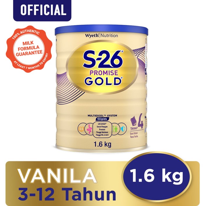 S-26 Promise GOLD Tahap 4 Vanila Susu Pertumbuhan Anak