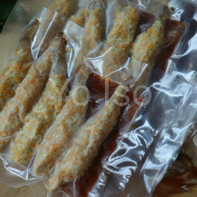 

Ebi Furai isi 5 Termasuk Sausnya, No Added MSG, Vacuum Packing, Udang Tempura Yoiso