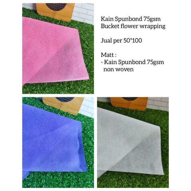 

Kain spunbond premium buket / spunbond import / flower wrapping