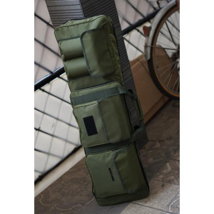 Tas Airsoft / Senapan / Gunbag 2 Kompartemen 1rifle 1smg V2