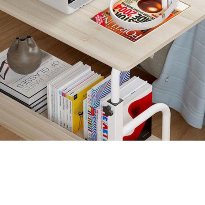 ✪ Meja Laptop Roda / Meja Belajar Lipat / Meja Lipat /Meja Portable / Meja Kerja / Meja Laptop Lipat