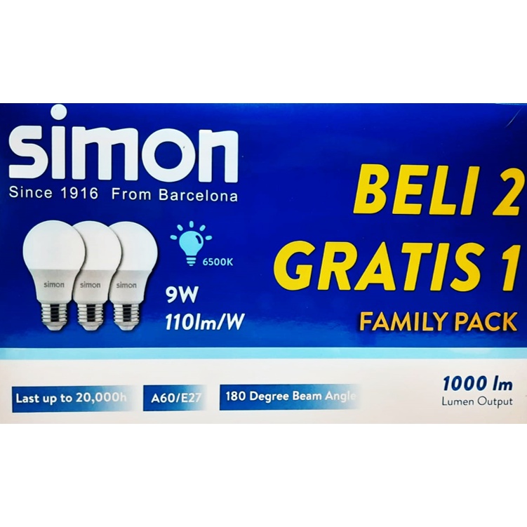 Lampu Led Simon Family Pack