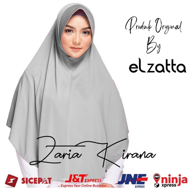 Kerudung instan JUMBO Bergo Elzatta spandex premium ZARIA KIRANA