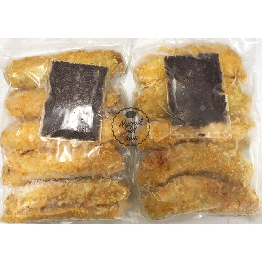 PISANG NUGGET FROZEN / PISANG GORENG PASIR / PISANG NAGET COKLAT