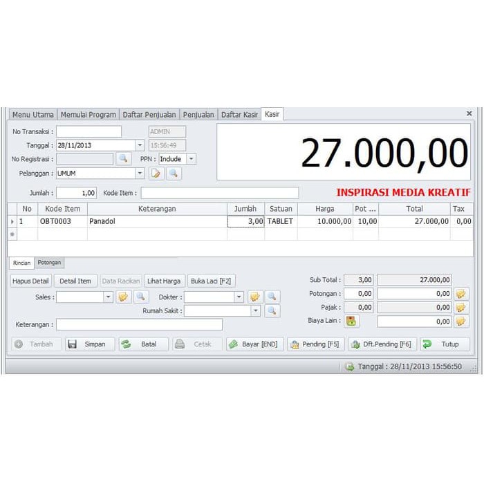 SALE Software Apotek & Klinik 4.0