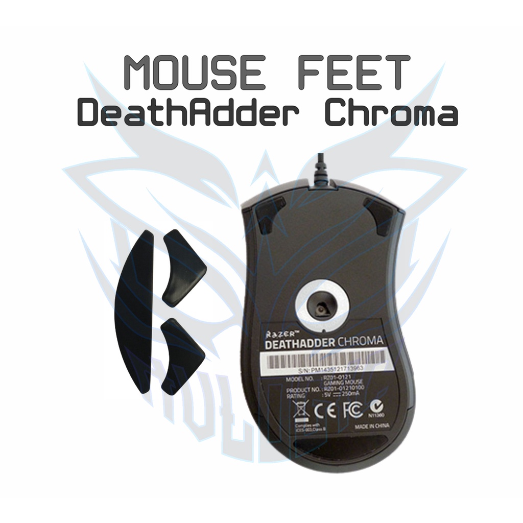 Mouse Feet Glide RAZER DeathAdder Chroma - Mousefeet Skates PTFE