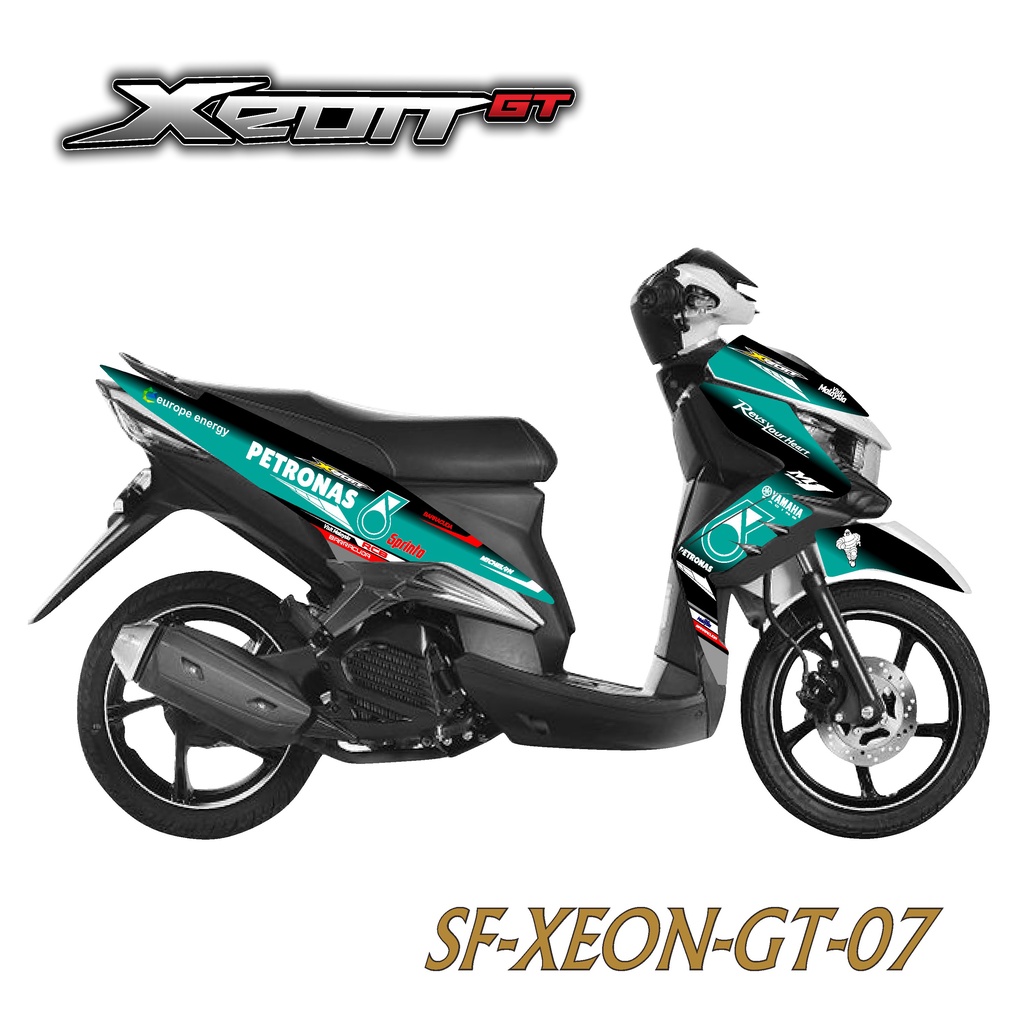 XEON STICKER STRIPING XEON GT - STIKER STRIPING LIST MOTOR YAMAHA XEON GT VARIASI HOLOGRAM AH 07